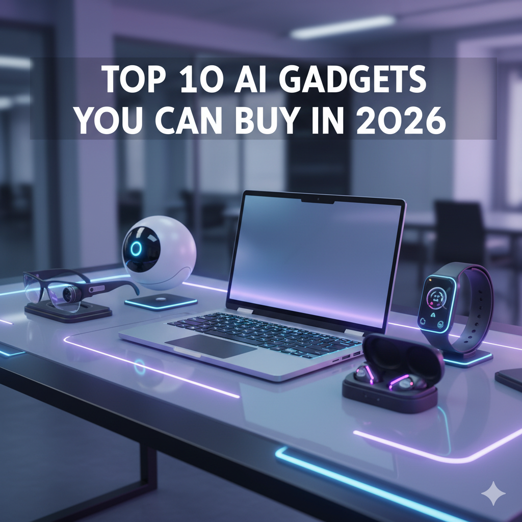 Top 10 AI Gadgets You Can Buy in 2026 — Smart Wearables, Robot Assistants & More