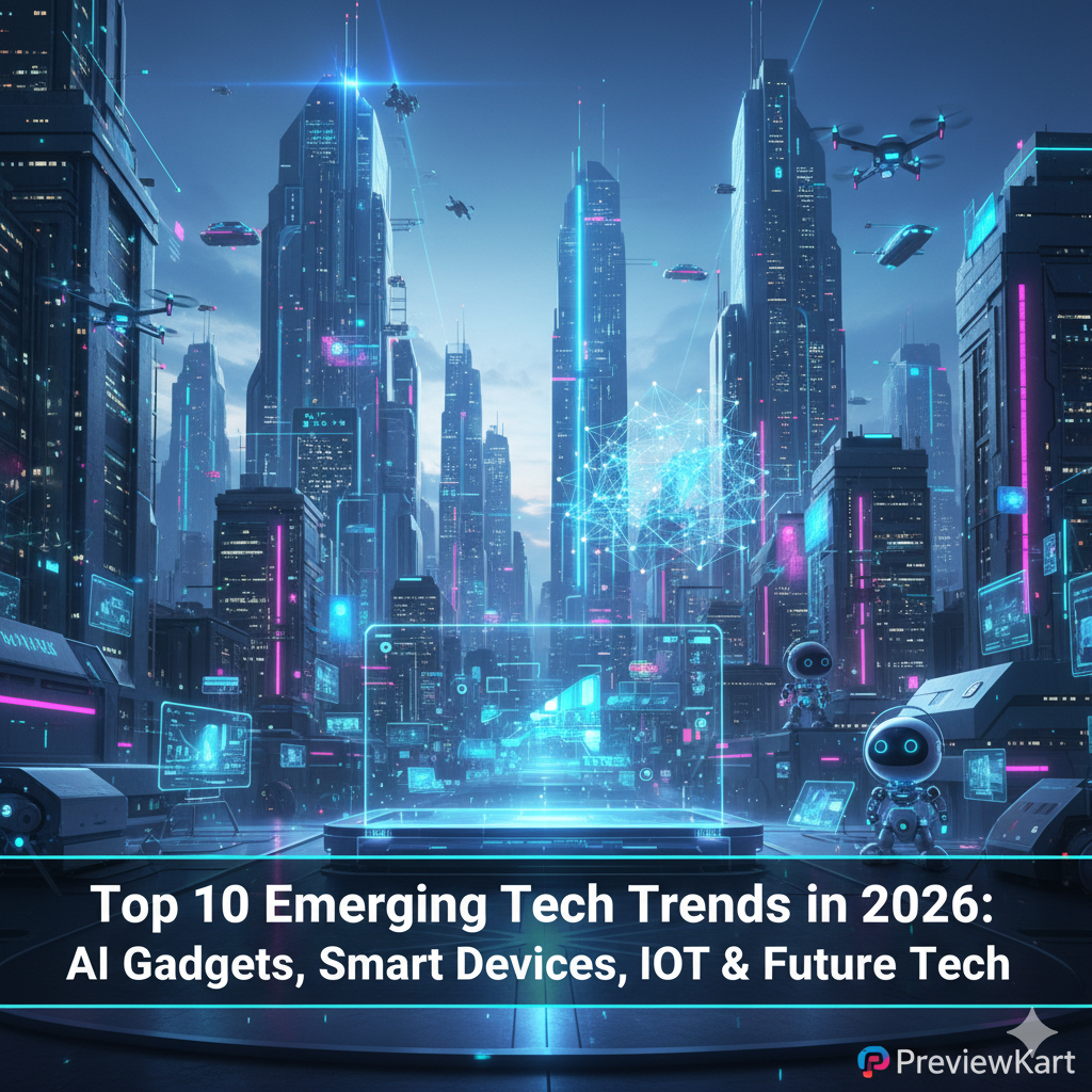 Top 10 Emerging Tech Trends in 2026: AI Gadgets, Smart Devices, IoT 2026 & Future Tech
