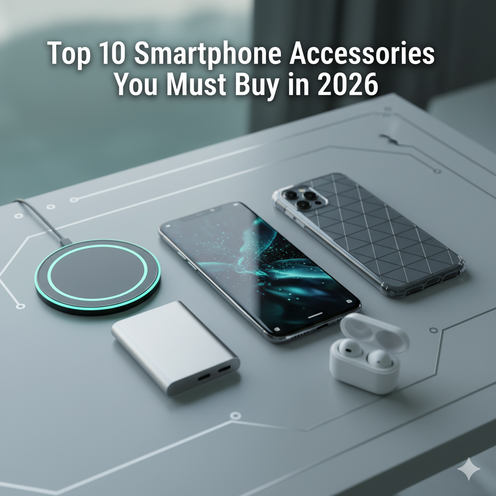Top Tech Accessories for Smartphones in 2026: Best Chargers, Power Banks, Earphones, Cases & Cool Gadgets