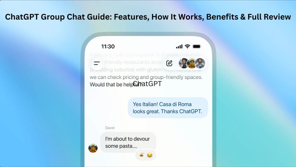 Chatgpt Group Chat features and guide illustration