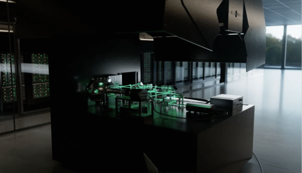 Quantum computer image illustratin