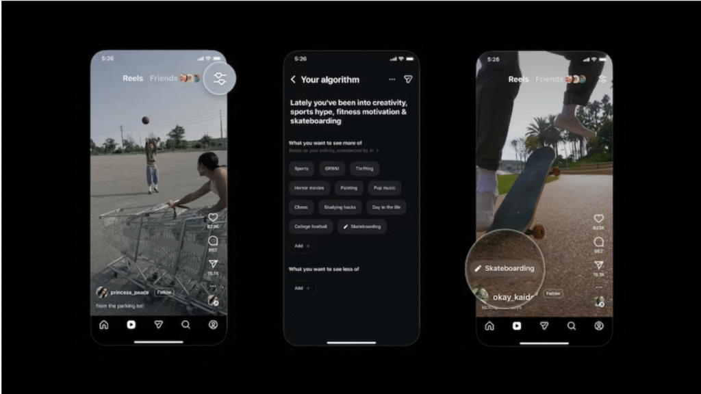instagram's new "your algorithm" illustration image