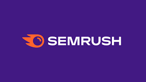 Semrush logo representing a digital marketing and SEO software platform used for keyword research, site audits, and competitor analysis