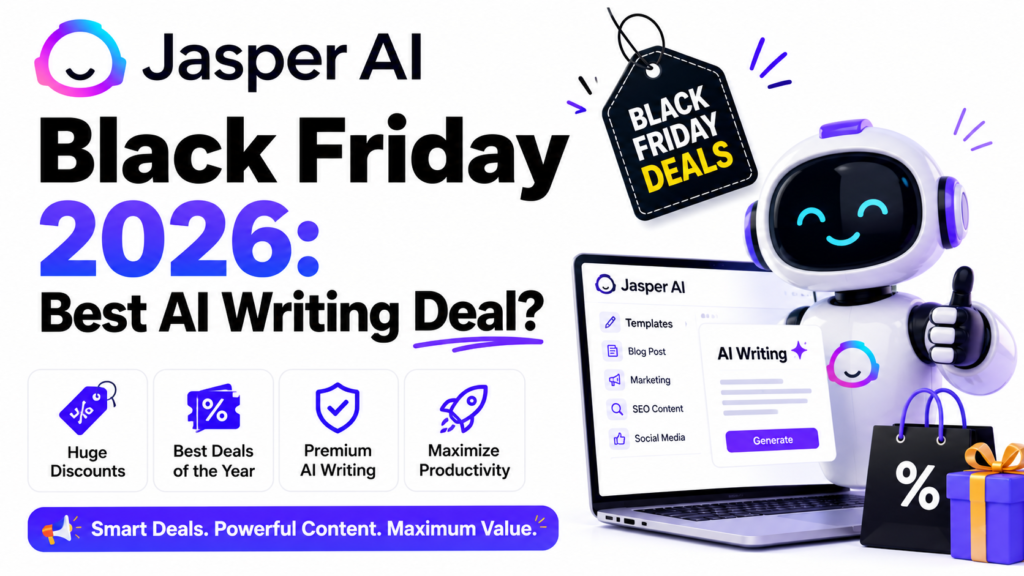 Jasper AI Black Friday Best AI Writing Deal